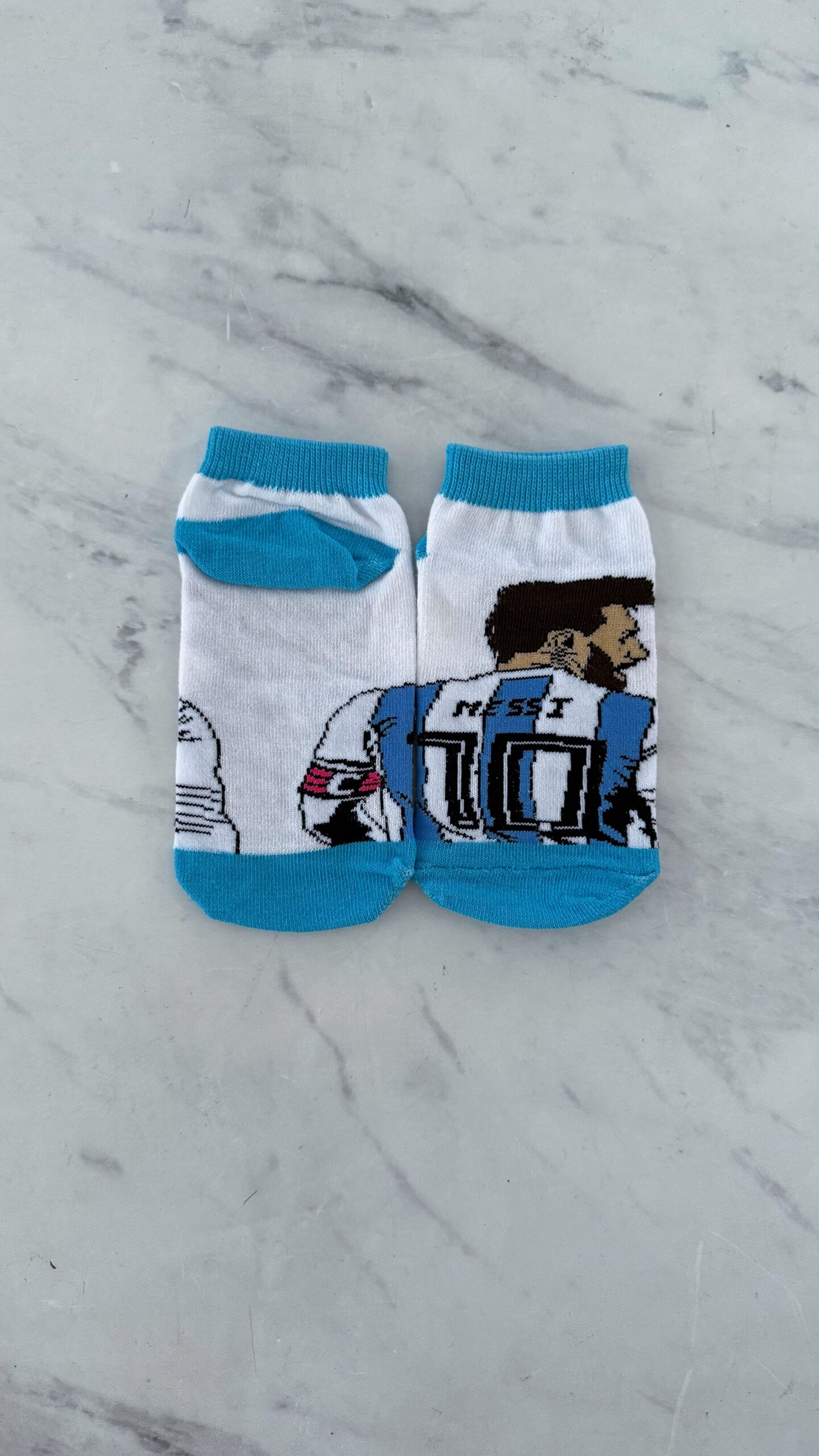 Messi Espalda Niño Futbol